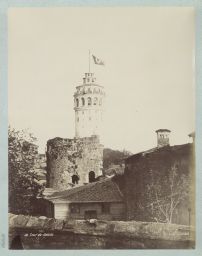 Tour de Galata (Galata Kulesi) © Musée Guimet, Paris, Distr. Rmn / Image Guimet