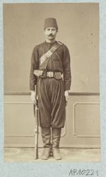 Portrait d’un soldat ottoman © Musée Guimet, Paris, Distr. Rmn / Image Guimet